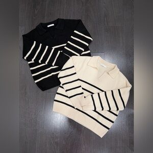 Oak + Fort Striped Sweater Size XS, S